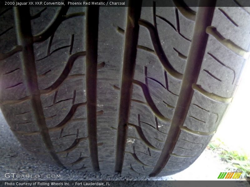 Phoenix Red Metallic / Charcoal 2000 Jaguar XK XKR Convertible