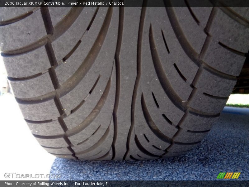Phoenix Red Metallic / Charcoal 2000 Jaguar XK XKR Convertible