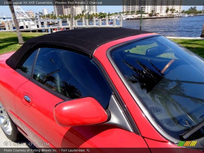 Phoenix Red Metallic / Charcoal 2000 Jaguar XK XKR Convertible