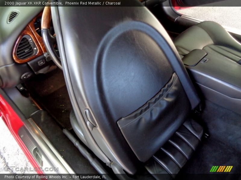 Phoenix Red Metallic / Charcoal 2000 Jaguar XK XKR Convertible
