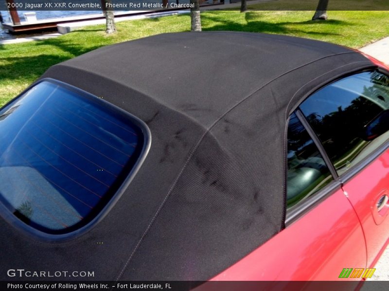 Phoenix Red Metallic / Charcoal 2000 Jaguar XK XKR Convertible