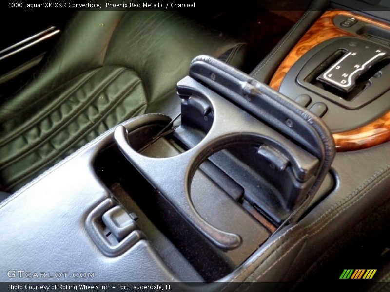 Phoenix Red Metallic / Charcoal 2000 Jaguar XK XKR Convertible