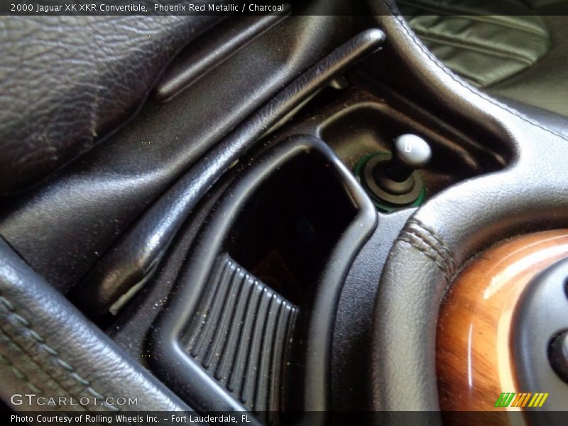 Phoenix Red Metallic / Charcoal 2000 Jaguar XK XKR Convertible