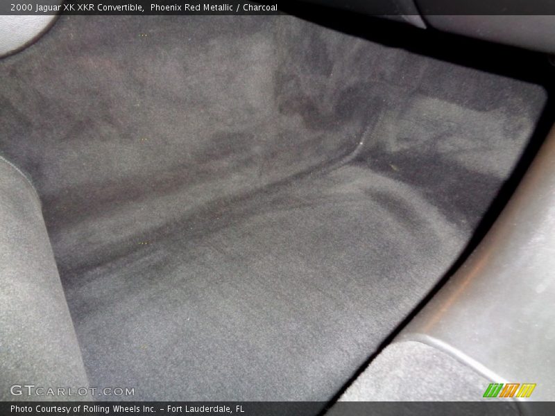 Phoenix Red Metallic / Charcoal 2000 Jaguar XK XKR Convertible