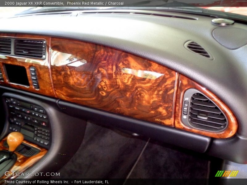 Phoenix Red Metallic / Charcoal 2000 Jaguar XK XKR Convertible
