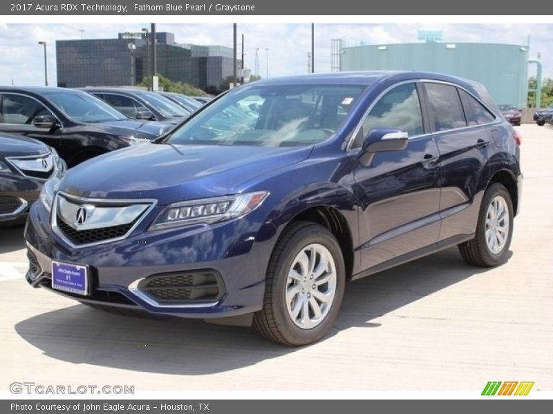 Fathom Blue Pearl / Graystone 2017 Acura RDX Technology