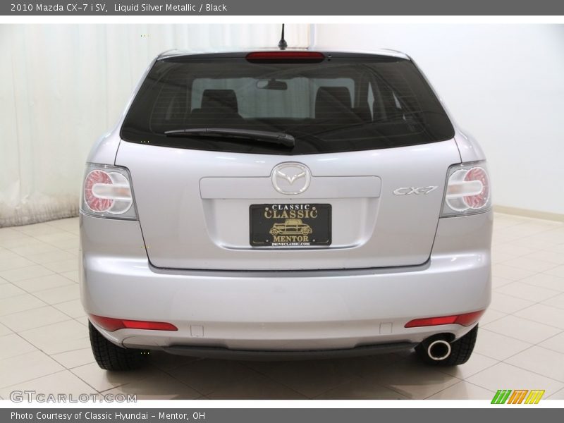 Liquid Silver Metallic / Black 2010 Mazda CX-7 i SV