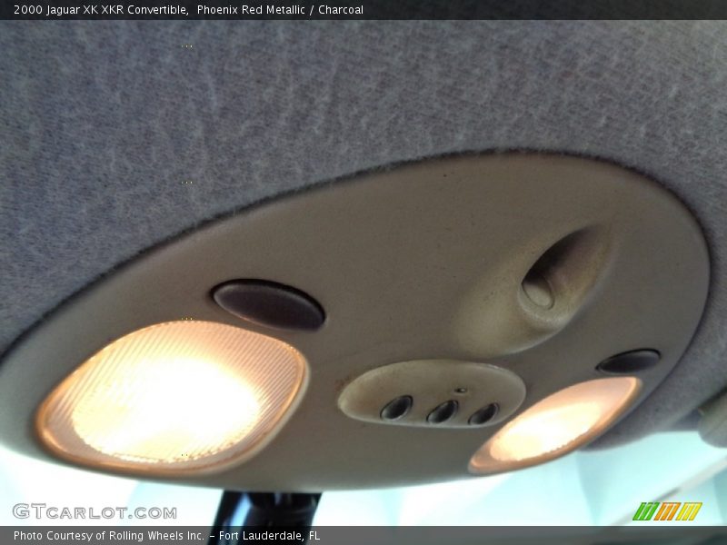 Phoenix Red Metallic / Charcoal 2000 Jaguar XK XKR Convertible