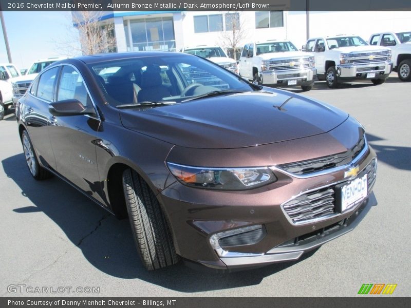 Autumn Bronze Metallic / Dark Atmosphere/Loft Brown 2016 Chevrolet Malibu Premier
