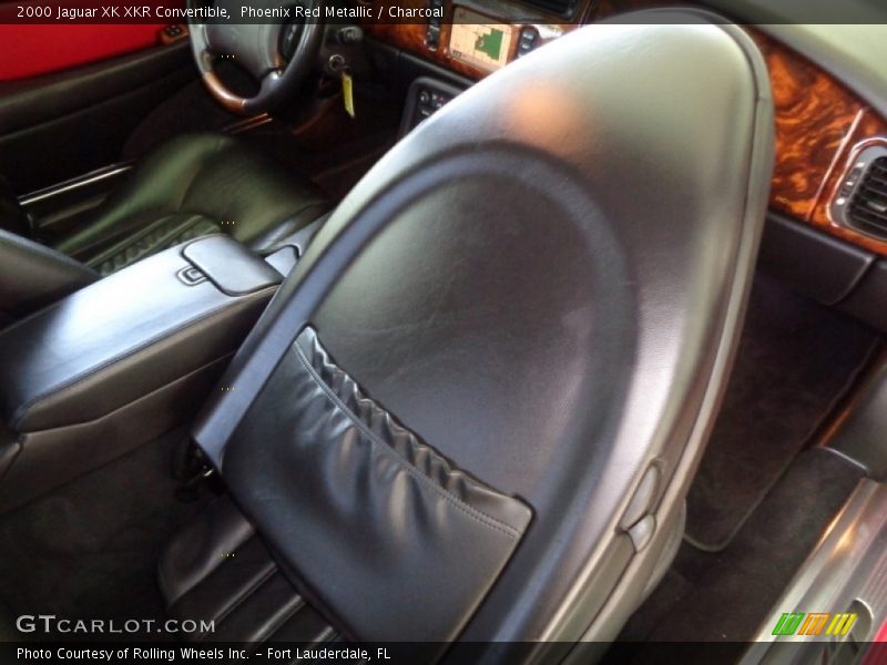 Phoenix Red Metallic / Charcoal 2000 Jaguar XK XKR Convertible