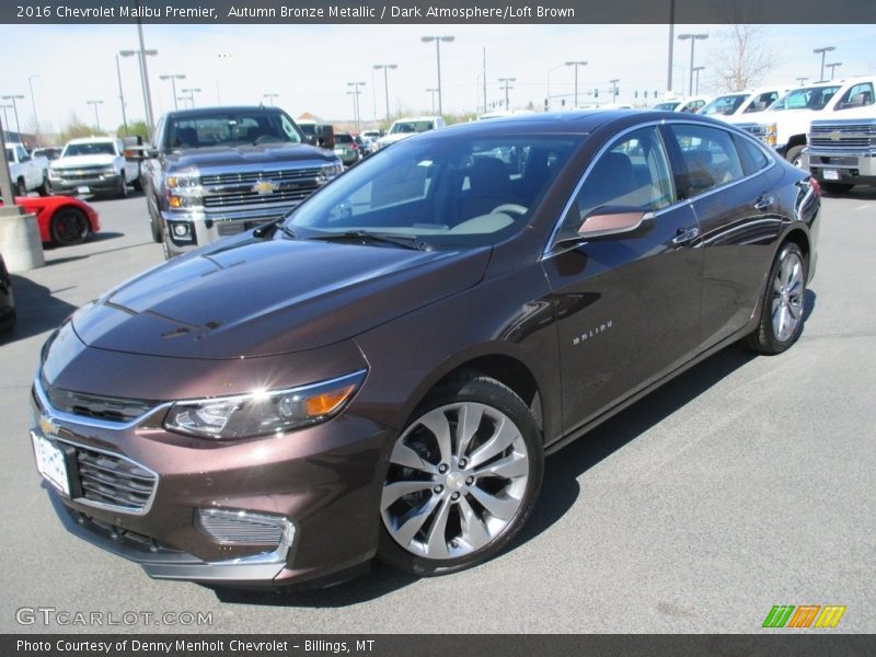 Autumn Bronze Metallic / Dark Atmosphere/Loft Brown 2016 Chevrolet Malibu Premier