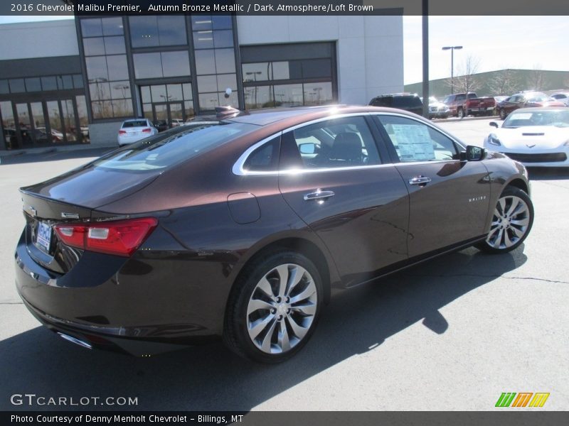 Autumn Bronze Metallic / Dark Atmosphere/Loft Brown 2016 Chevrolet Malibu Premier