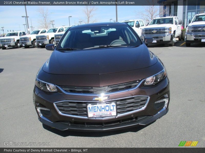 Autumn Bronze Metallic / Dark Atmosphere/Loft Brown 2016 Chevrolet Malibu Premier