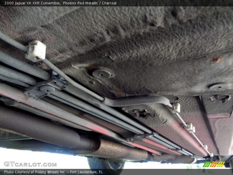 Phoenix Red Metallic / Charcoal 2000 Jaguar XK XKR Convertible