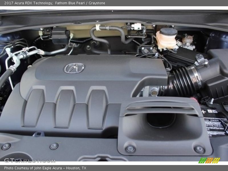 Fathom Blue Pearl / Graystone 2017 Acura RDX Technology