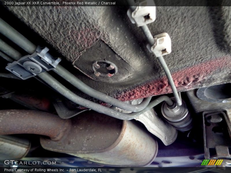 Phoenix Red Metallic / Charcoal 2000 Jaguar XK XKR Convertible