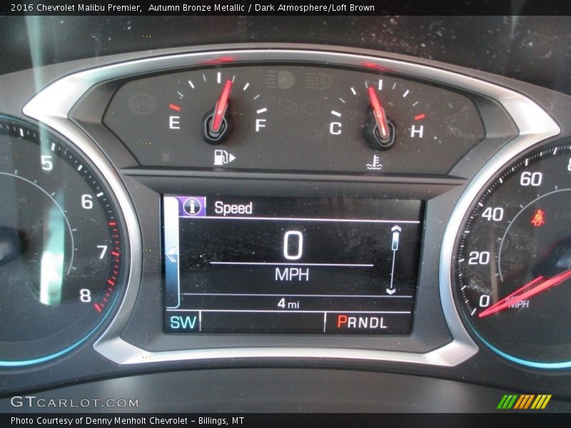 Autumn Bronze Metallic / Dark Atmosphere/Loft Brown 2016 Chevrolet Malibu Premier