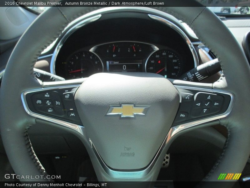 Autumn Bronze Metallic / Dark Atmosphere/Loft Brown 2016 Chevrolet Malibu Premier