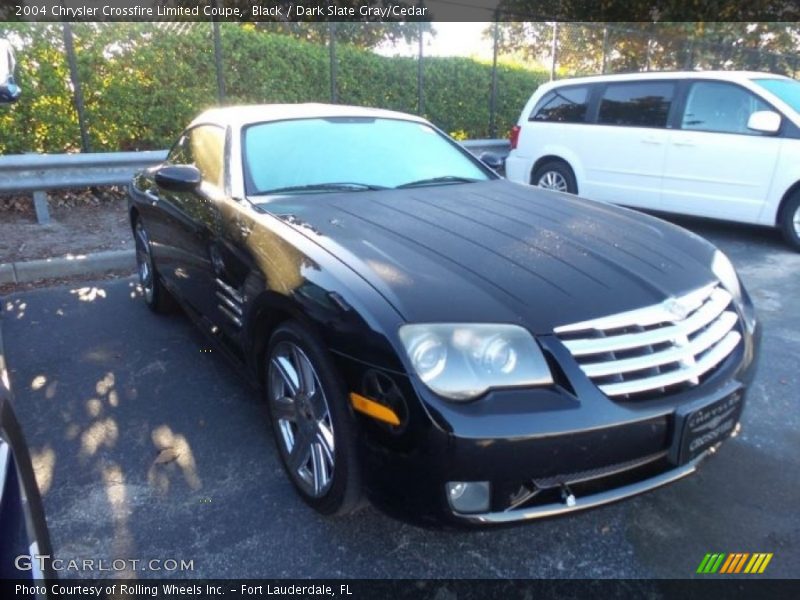 Black / Dark Slate Gray/Cedar 2004 Chrysler Crossfire Limited Coupe