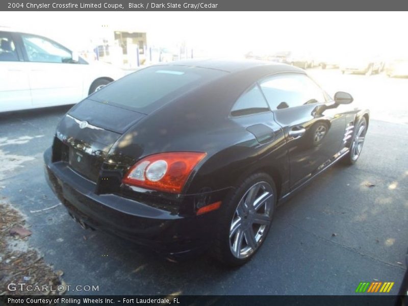 Black / Dark Slate Gray/Cedar 2004 Chrysler Crossfire Limited Coupe
