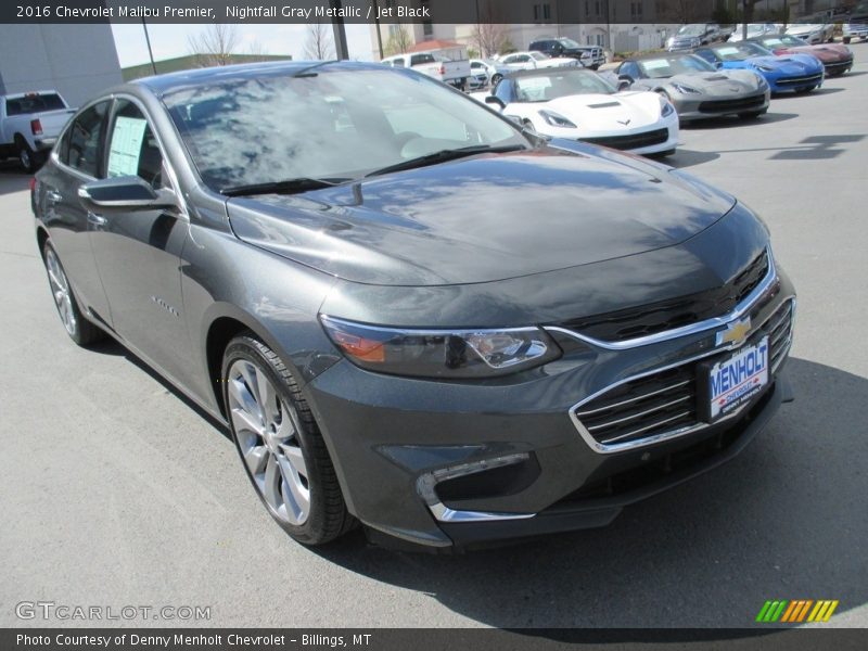 Nightfall Gray Metallic / Jet Black 2016 Chevrolet Malibu Premier