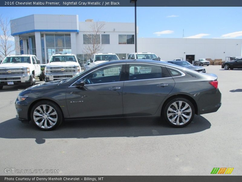 Nightfall Gray Metallic / Jet Black 2016 Chevrolet Malibu Premier
