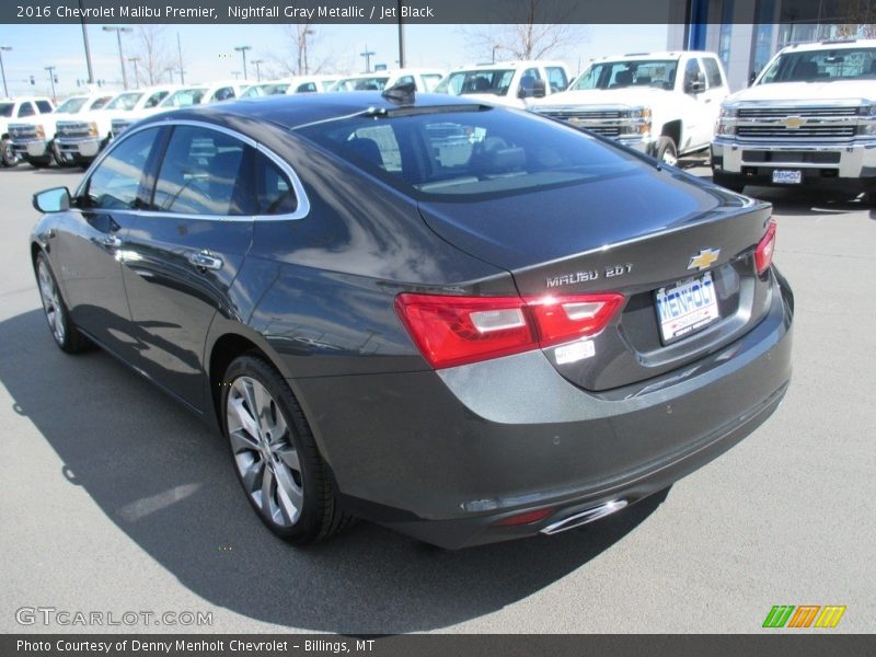 Nightfall Gray Metallic / Jet Black 2016 Chevrolet Malibu Premier