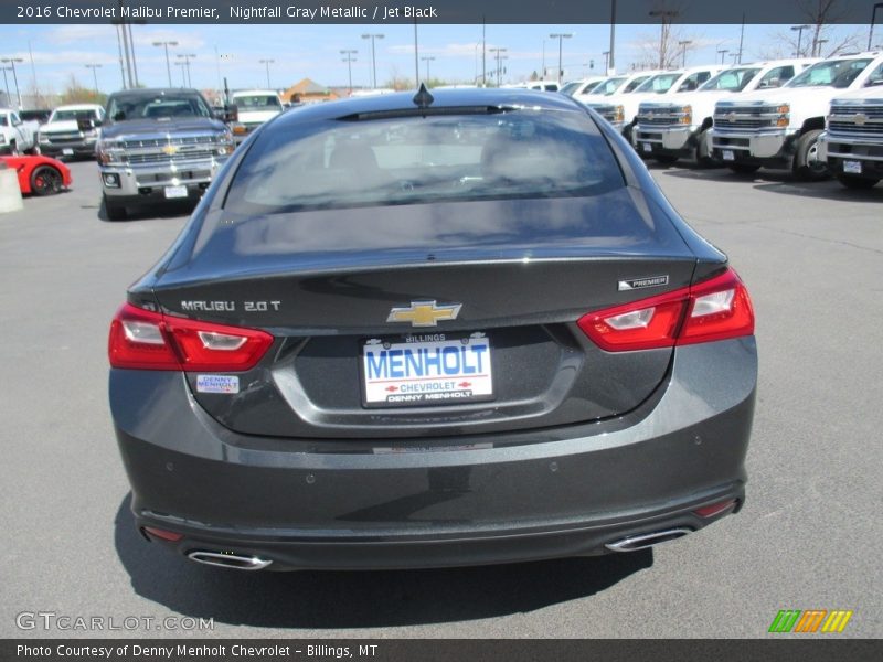 Nightfall Gray Metallic / Jet Black 2016 Chevrolet Malibu Premier