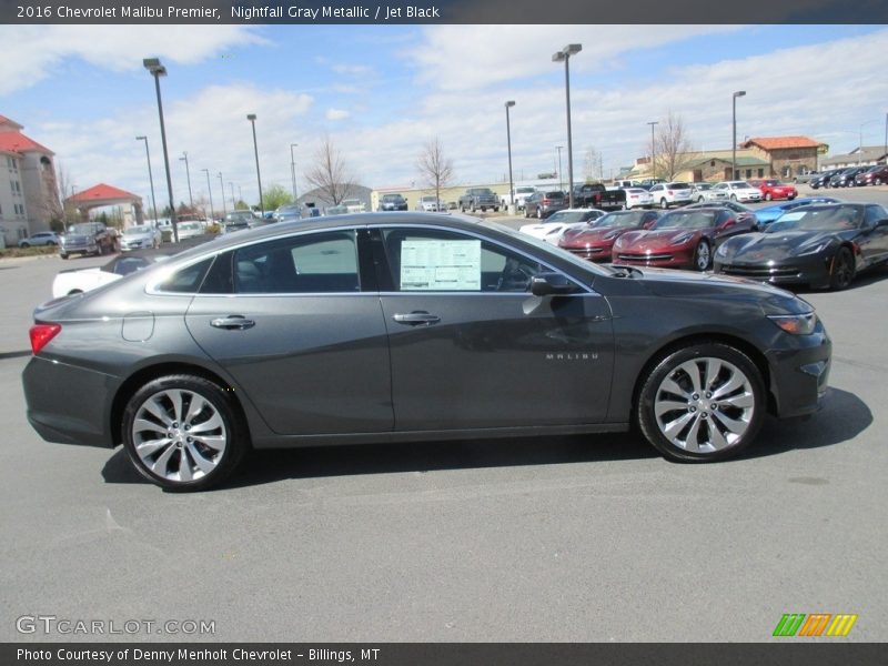 Nightfall Gray Metallic / Jet Black 2016 Chevrolet Malibu Premier