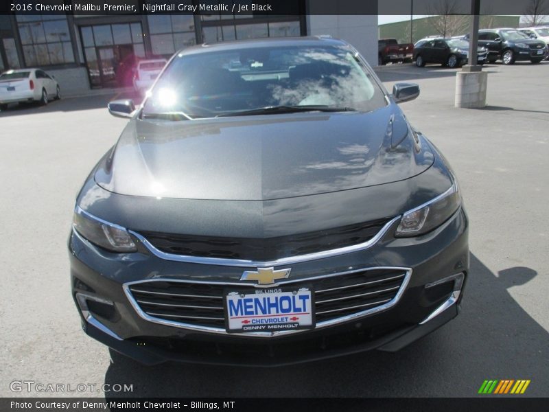 Nightfall Gray Metallic / Jet Black 2016 Chevrolet Malibu Premier