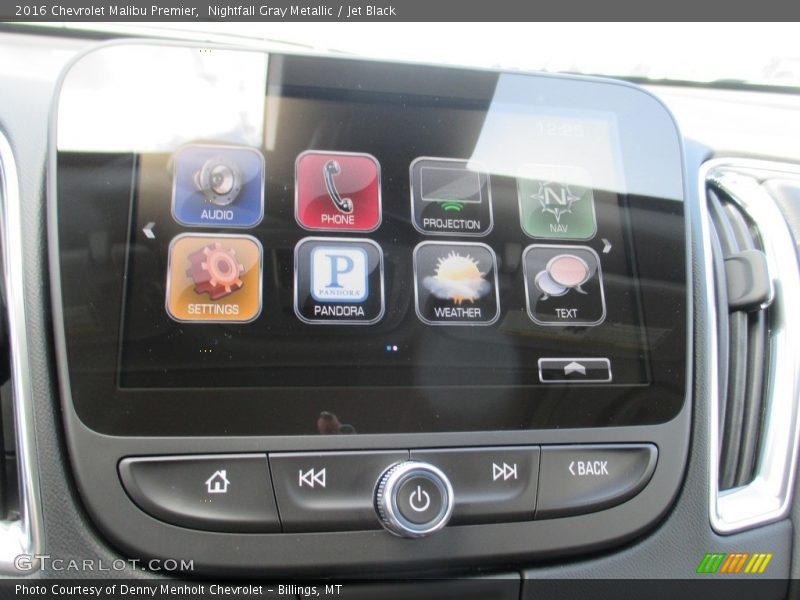 Nightfall Gray Metallic / Jet Black 2016 Chevrolet Malibu Premier