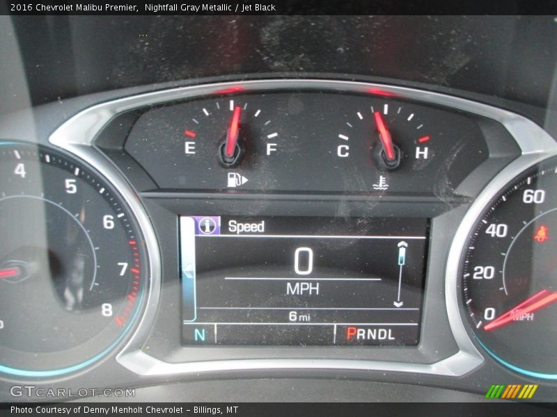 Nightfall Gray Metallic / Jet Black 2016 Chevrolet Malibu Premier