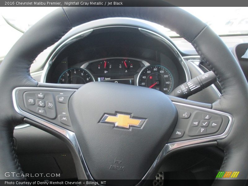 Nightfall Gray Metallic / Jet Black 2016 Chevrolet Malibu Premier