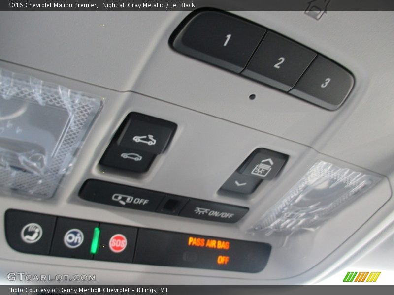 Nightfall Gray Metallic / Jet Black 2016 Chevrolet Malibu Premier