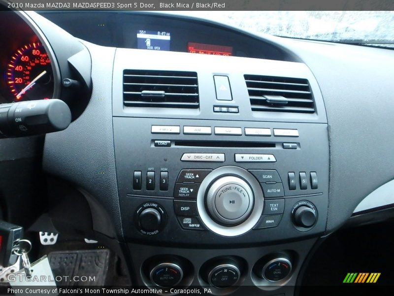 Black Mica / Black/Red 2010 Mazda MAZDA3 MAZDASPEED3 Sport 5 Door