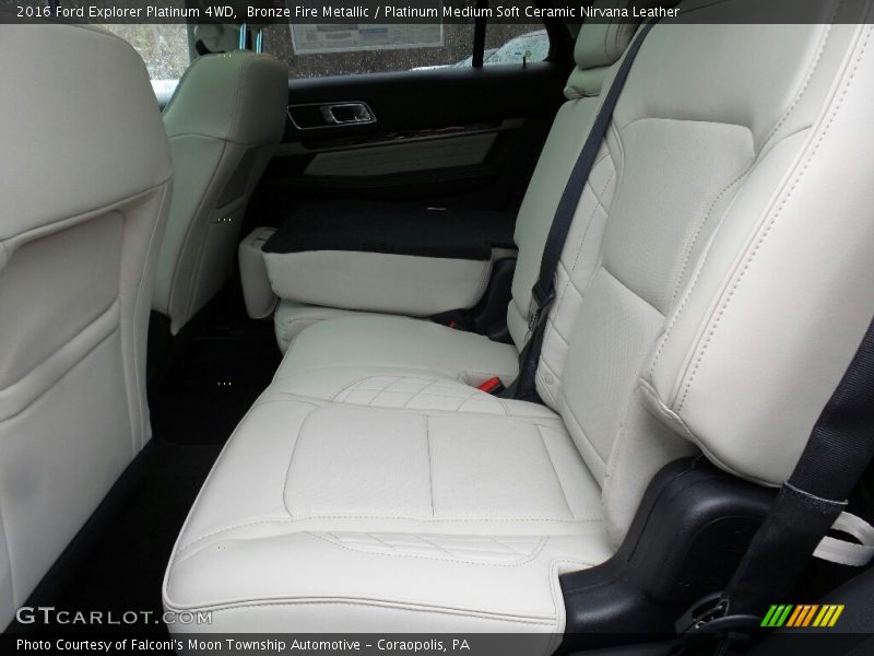 Bronze Fire Metallic / Platinum Medium Soft Ceramic Nirvana Leather 2016 Ford Explorer Platinum 4WD