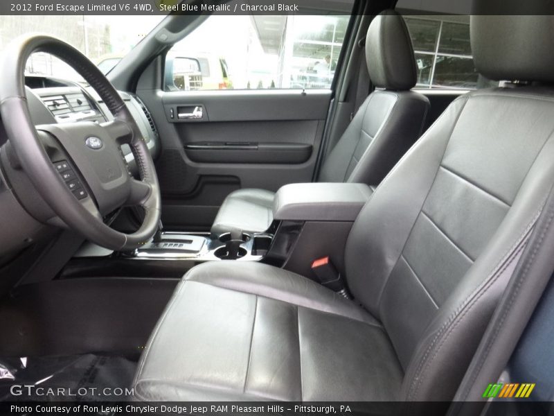 Steel Blue Metallic / Charcoal Black 2012 Ford Escape Limited V6 4WD