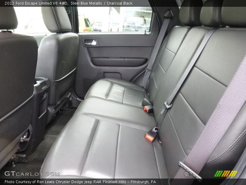 Steel Blue Metallic / Charcoal Black 2012 Ford Escape Limited V6 4WD