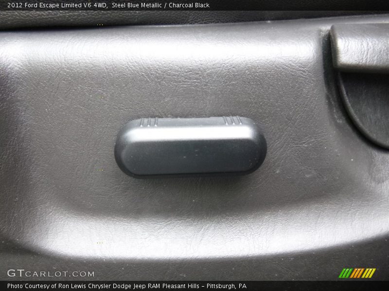 Steel Blue Metallic / Charcoal Black 2012 Ford Escape Limited V6 4WD