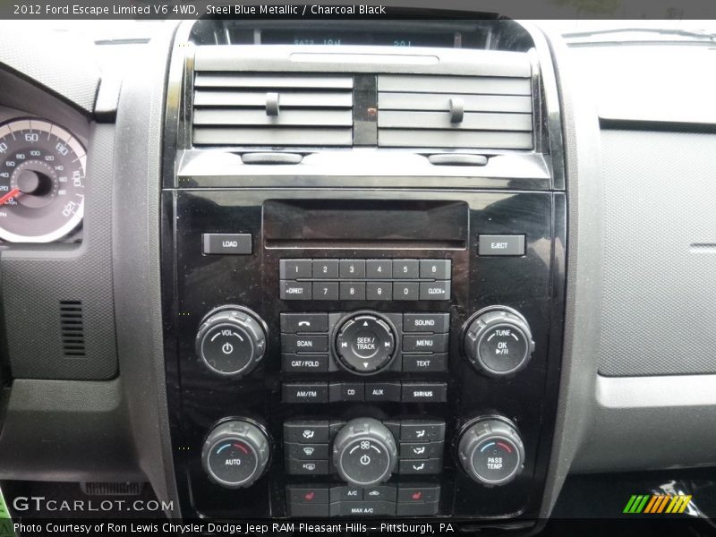 Steel Blue Metallic / Charcoal Black 2012 Ford Escape Limited V6 4WD