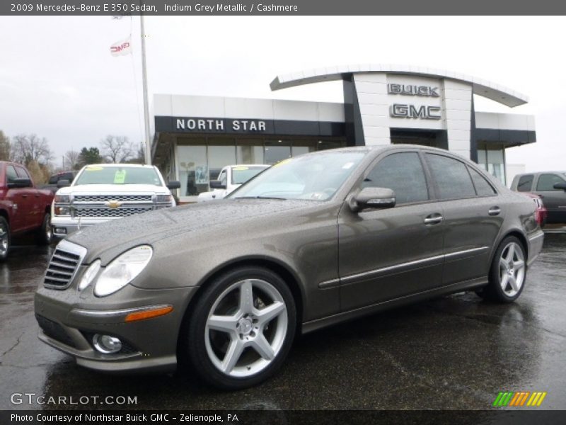 Indium Grey Metallic / Cashmere 2009 Mercedes-Benz E 350 Sedan