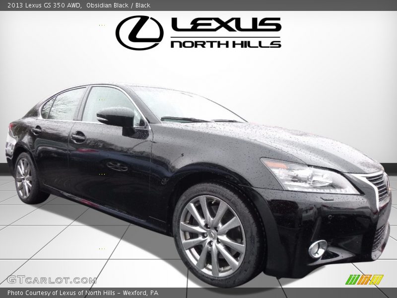 Obsidian Black / Black 2013 Lexus GS 350 AWD