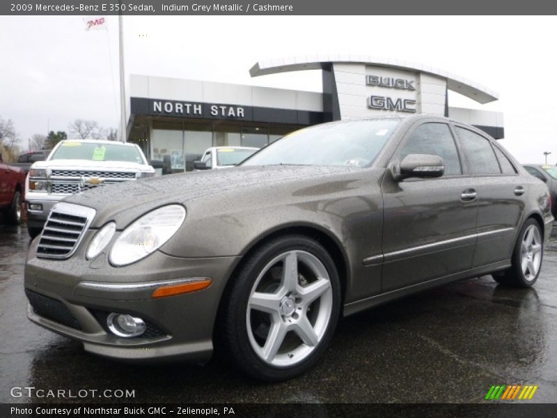 Indium Grey Metallic / Cashmere 2009 Mercedes-Benz E 350 Sedan