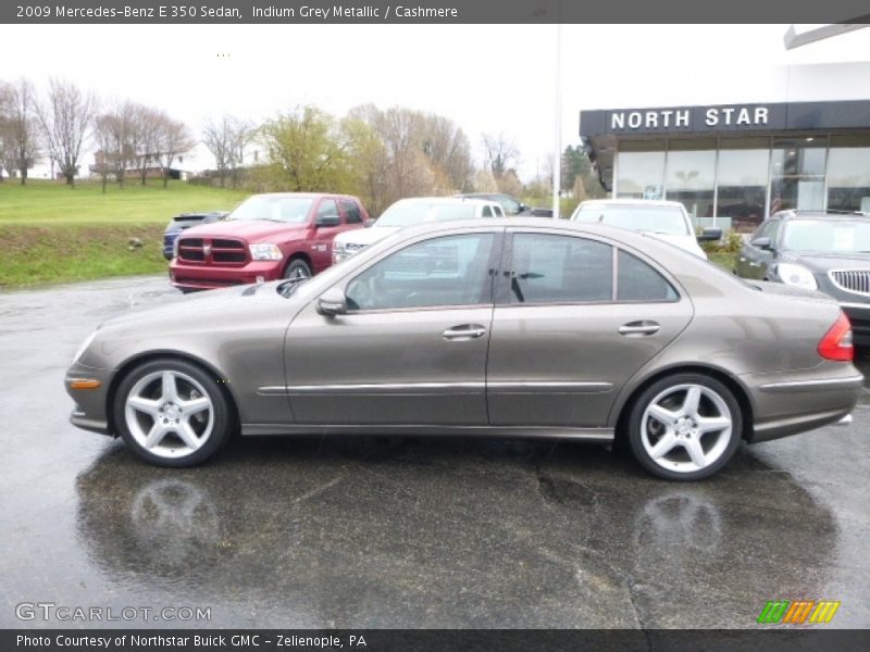 Indium Grey Metallic / Cashmere 2009 Mercedes-Benz E 350 Sedan