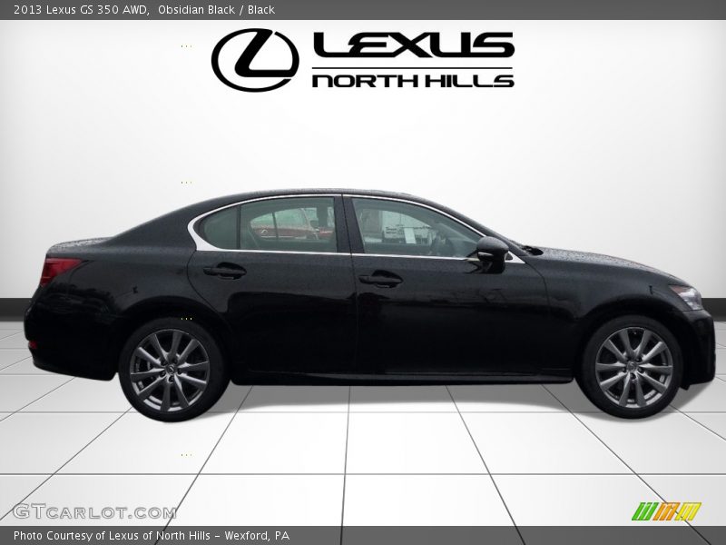 Obsidian Black / Black 2013 Lexus GS 350 AWD