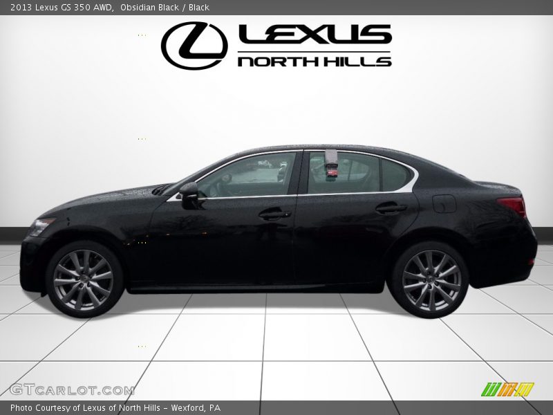 Obsidian Black / Black 2013 Lexus GS 350 AWD