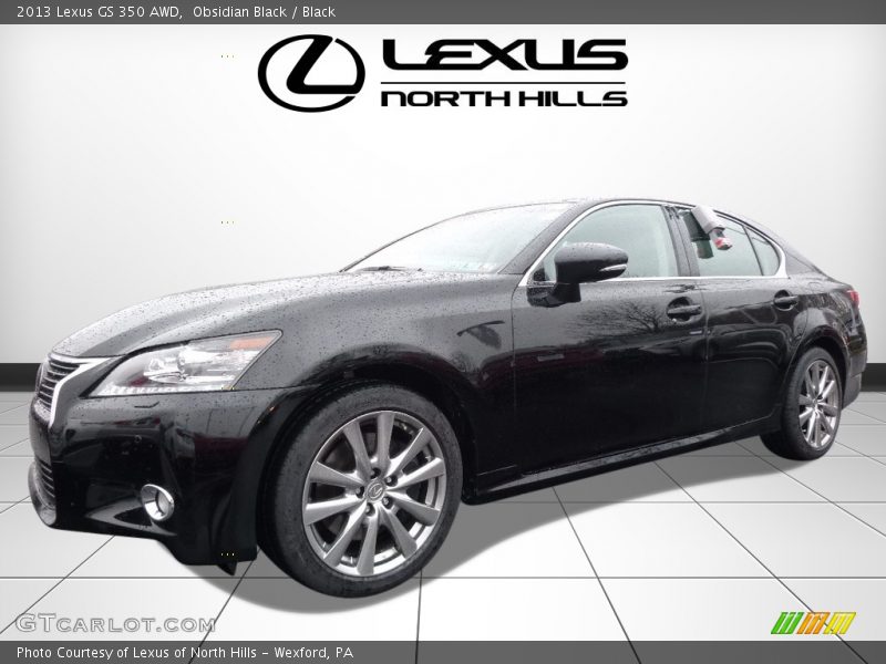 Obsidian Black / Black 2013 Lexus GS 350 AWD