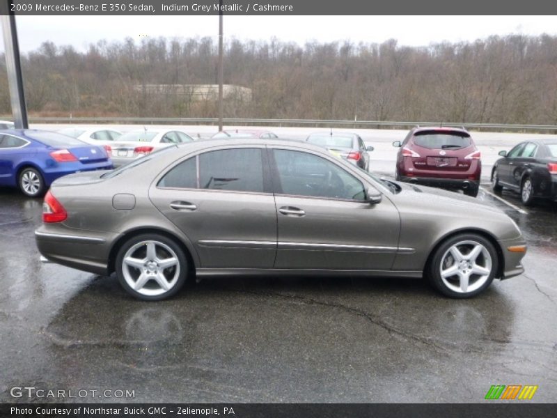 Indium Grey Metallic / Cashmere 2009 Mercedes-Benz E 350 Sedan