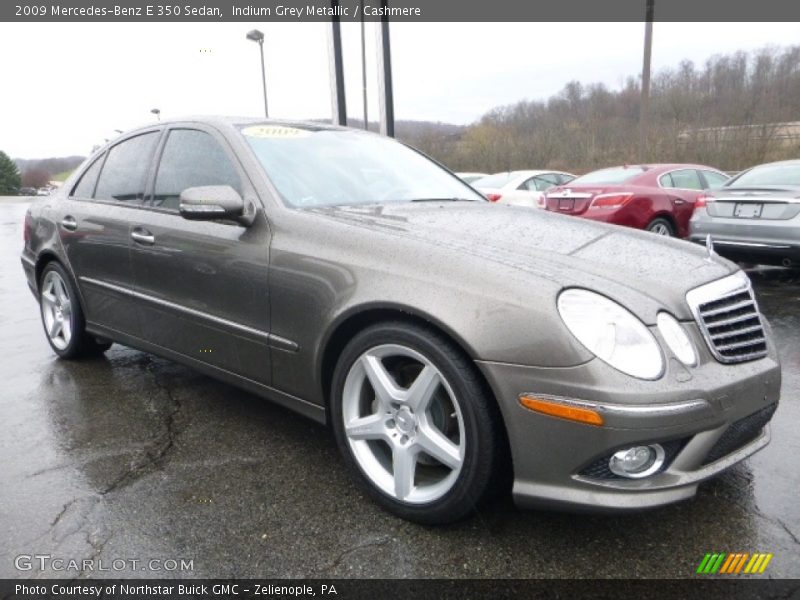 Indium Grey Metallic / Cashmere 2009 Mercedes-Benz E 350 Sedan