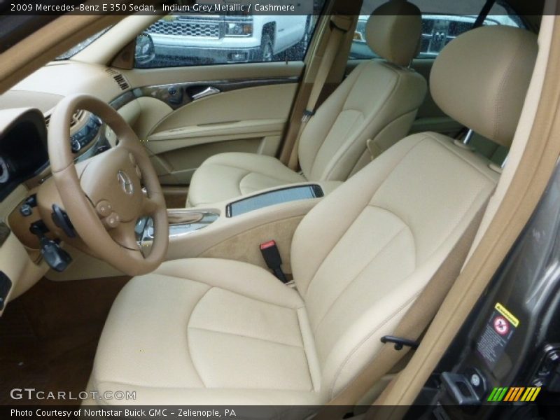 Indium Grey Metallic / Cashmere 2009 Mercedes-Benz E 350 Sedan